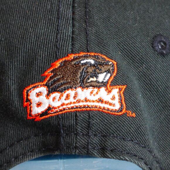 The Game Beavers Oregon State Black Orange Adult Baseball Cap Adjustable Embroid - Picture 4 of 9